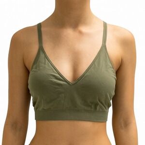 Kindly Yours XL Green Comfort Bra‎ Padded Wireless Lounge Sleep